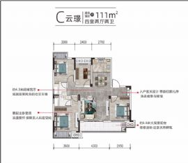 贛江壹號院==戶型圖